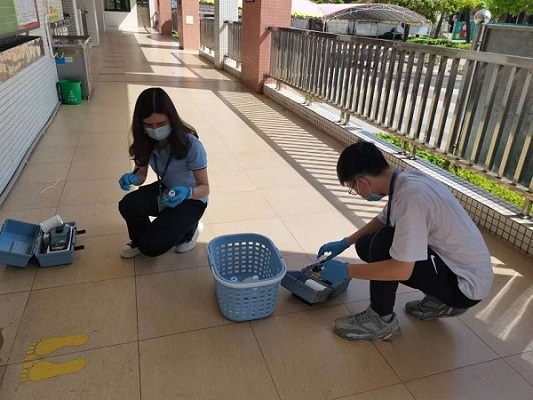 对中考科场水质进行检测，为师生保驾护航